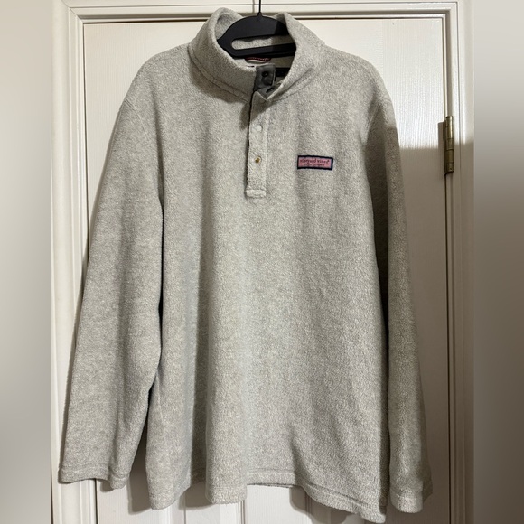 Vineyard Vines Mens Performance Pullover Fleece Sweater - Picture 1 of 10